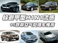 躲避甲型H1N1流感 15款帶空氣處理車(chē)推薦