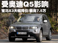 受奧迪Q5影響 寶馬X3大幅降價-最高7.5萬