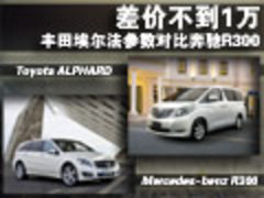 差价不到1万元 丰田埃尔法对比奔驰R300