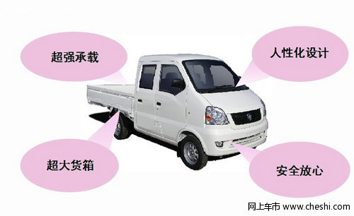 赤峰购 哈飞民意双排货车 赠2000元大礼包 赤峰高清图片