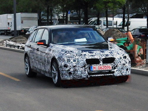 宝马新3系旅行版谍照 轴距加长/空间更大