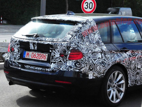 宝马新3系旅行版谍照 轴距加长/空间更大