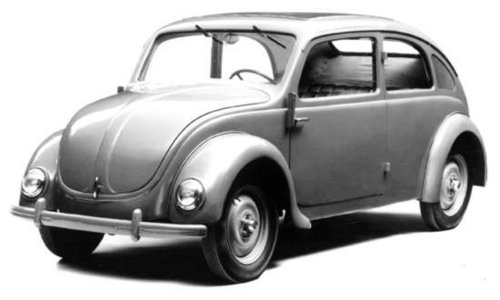 1934年面世的第二款甲壳虫雏形:type 32