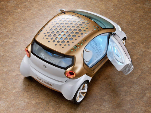 Smart全新概念车发布 塑料轮毂/泡沫座椅