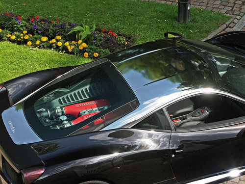 镀铬车顶/熏黑尾灯 法拉利458外观系改装