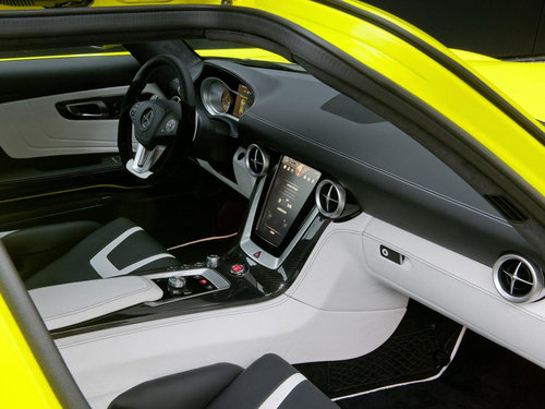 纯电力驱动 奔驰SLS AMG电动跑车亮相车展