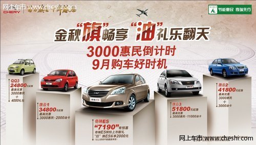 汽车惠民政策有变  9月成购车最佳时机