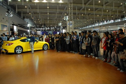 进口现代FS南京国际车展上市及车展实拍