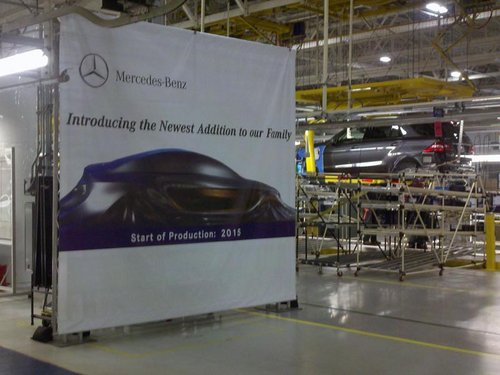 奔驰新跨界SUV工厂图曝光 2015年将量产