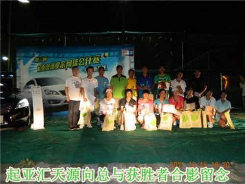 “汇天源杯”起亚业余网球赛东莞站选手晋级全国总决赛