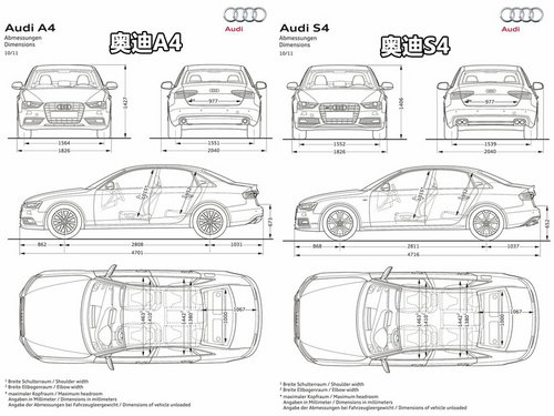 改款奥迪A4全系亮相 多款动力/崭新外观