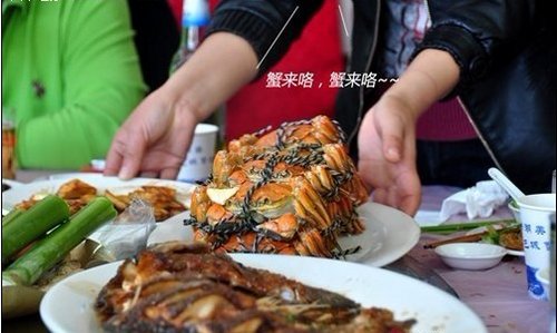 蟹肥味美  中进众旺举行阳澄湖品蟹行