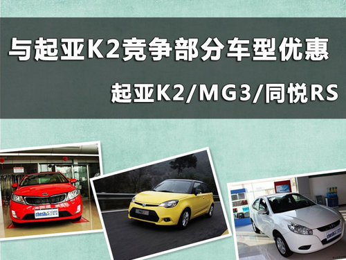 东风悦达起亚K2同类型的竞争车型优惠