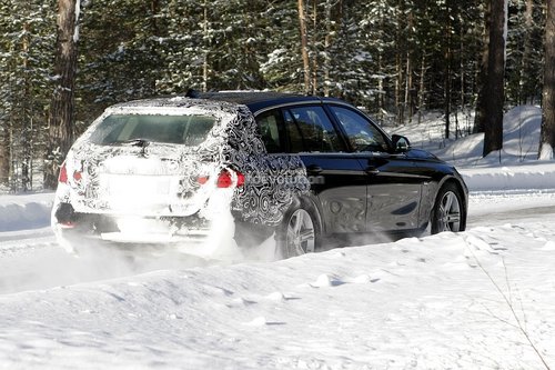 宝马3旅行车谍照 搭2.0T-四驱/年底上市