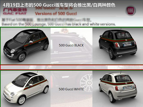 菲亞特500C Gucci版上市