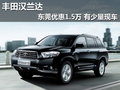 丰田汉兰达东莞优惠1.5万 有少量现车