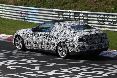 宝马4系轿跑与敞篷跑车谍照 2013年亮相