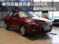 新悅動最高優惠12000元 有部分現車供應