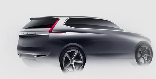 2015沃尔沃XC90效果图 未来开发5款车型