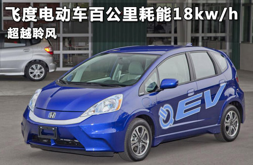 本田飞度电动车耗能最经济 今年将上市
