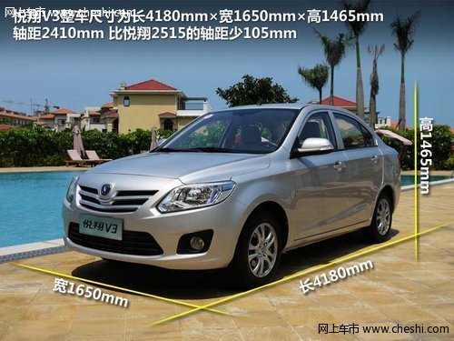 悦翔V3预计5万起 五款1.3L同级车型汇总