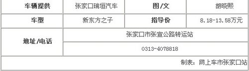 奇瑞新东方之子 低调中庸再也不是标签