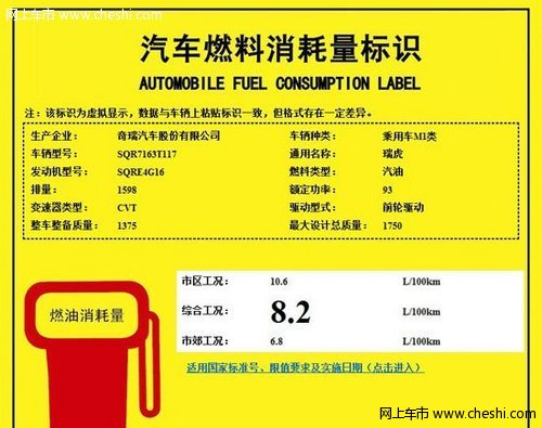 瑞虎CVT版将于7月初上市 预售10万左右