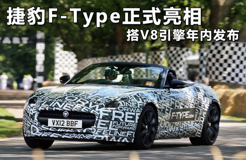捷豹F-Type正式亮相 搭V8引擎年内发布