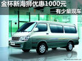 金杯新海獅現金優惠1000元送3000元禮包