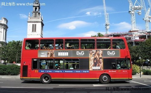 伦敦巴士出租车都打着杭州的形象广告