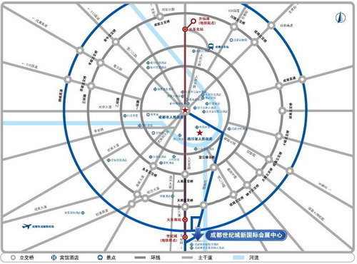 八大场馆 012成都车展参观指南