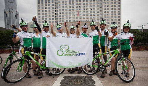 燃情奥运   上海大众斯柯达自行车运动