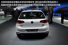 大众新高尔夫车展实拍 硬朗外观小钢炮