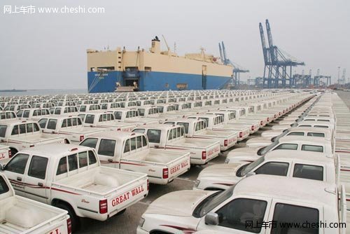 中国汽车出口有望破历史新高 达100万辆