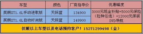 看“后厨”买别克 英朗XT综合优惠2万