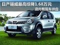 太原日产骊威有现车 最高综降1.68万元