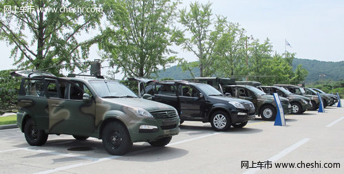 双龙汽车雷斯特W 被韩国选为军用指挥车