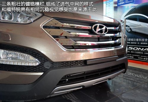 配置丰富 实拍北京现代7座SUV--新胜达