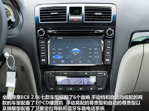 薦2.0自動進(jìn)取版 全新帝豪EC8購買推薦