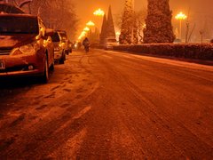 今冬第一场大雪   掩没了地面也掩埋了文明