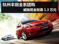 杭州丰田全系团购 威驰现金钜惠1.3万元