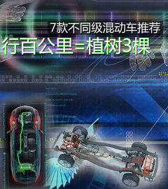 行百公里=植树3棵 7款不同级混动车推荐