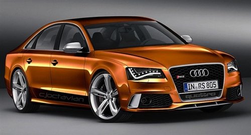 奥迪RS8假想图曝光 动力或超现款S8动力