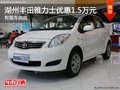 湖州廣汽豐田雅力士優惠1.5萬元 有現車供應