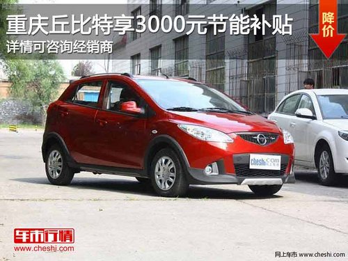 重庆丘比特全系车型 享3000元节能补贴