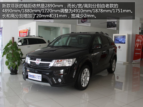 3.6L/智能全驅(qū) 菲亞特新款菲躍到店實拍