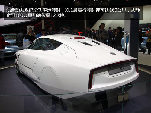 大众XL1领衔 2013上海车展新能源车盘点