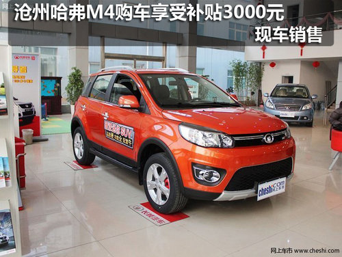 沧州哈弗M4购车享补贴3000元 现车销售