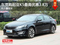 東莞購起亞K5最高優惠3.8萬 有少量現車