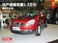 重慶日產逍客優惠1.3萬元 贈送大禮包